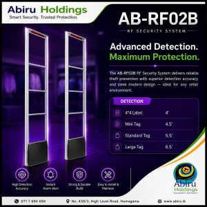 EAS SYSTEM AB RF02B CLOTH SECURITY TAGS SYSTEMS IN SRI LANKA